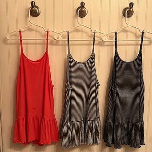 3 pack Cami tank tops soft and sexy American eagle small